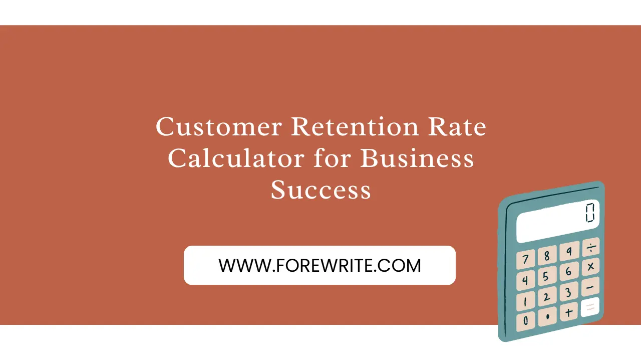 Customer Retention Rate Calculator for Business Success