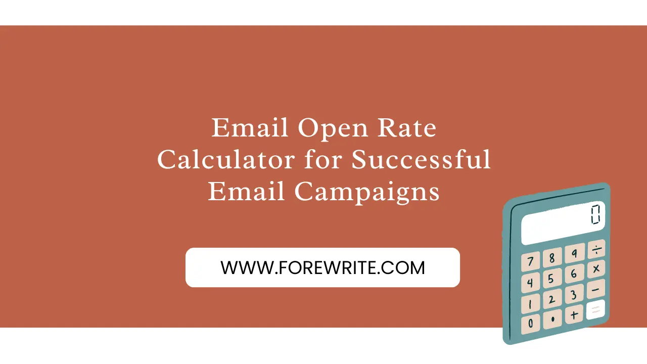 Email Open Rate Calculator for Successful Email Campaigns